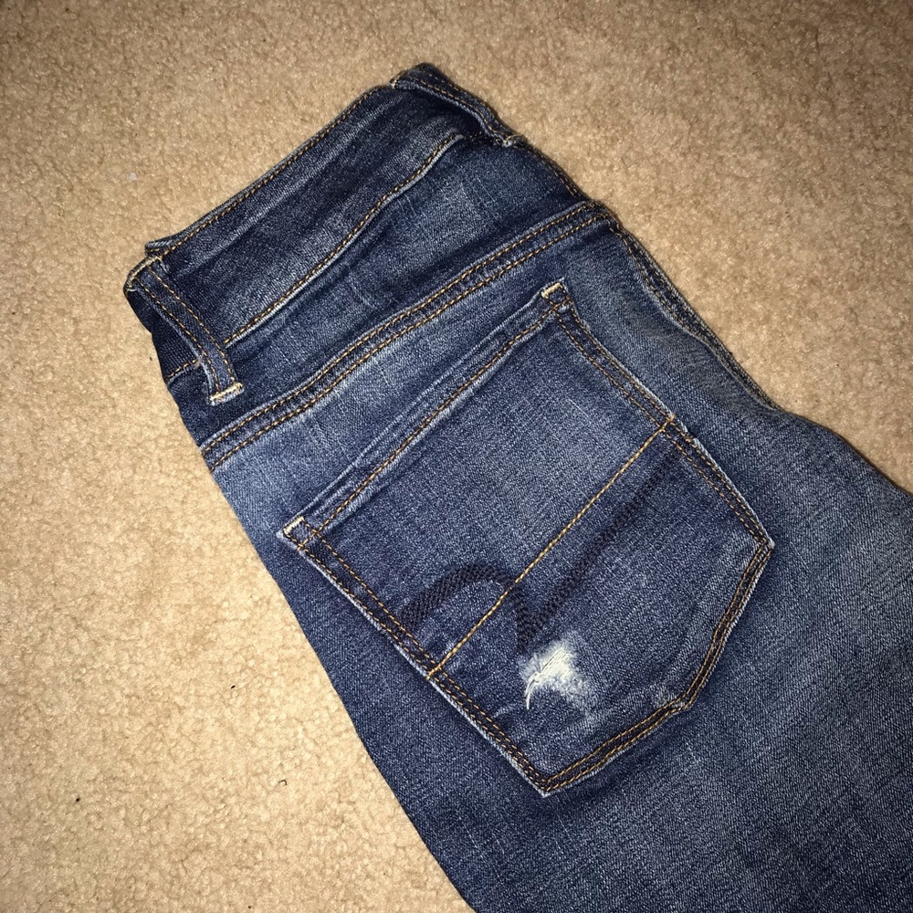 american eagle high rise jeggings